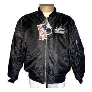 Vintage 90’s MA-1 Air Evac Lifeteam Maintenance Flight Jacket Bomber NWT